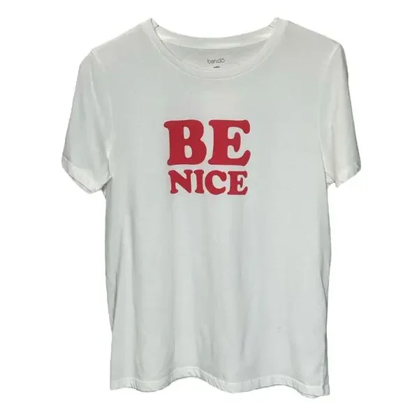 ban.do “Be Nice” Classic Tee Size Large - Picture 5 of 5